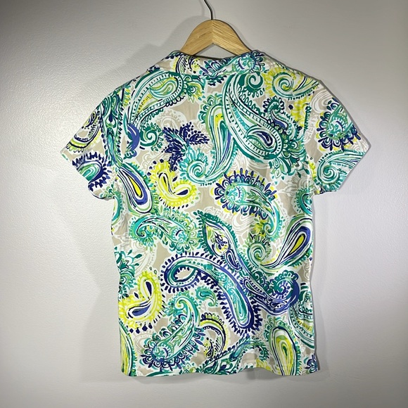 Carribean Joe Women’s Fun Summer Tropical Shirt Size Large Petite - Picture 4 of 4